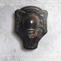 Alien Dog Head Closed Mouth Trophy 3D Wall Art
