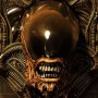 Alien Dog Head Closed Mouth Trophy 3D Wall Art