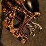 Alien Dog Head Trophy Open Mouth 3D Wall Art