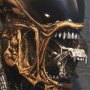 Alien Dog Head Trophy Open Mouth 3D Wall Art