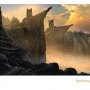 Lord Of The Rings: Argonath Pillars Of The Kings Art Print