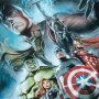 Avengers Earth’s Mightiest Heroes Art Print Framed (Adi Granov)