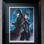 Batman And Catwoman Art Print (Alex Pascenko)