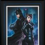 Batman And Catwoman Art Print (Alex Pascenko)