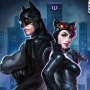 Batman And Catwoman Art Print (Alex Pascenko)