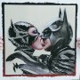 Batman Returns: Batman And Catwoman Tongue Lashing Art Print (Olivia De Berardinis)