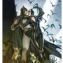 Batman & Catwoman Art Print (Julian Totino Tedesco)
