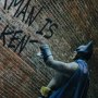 Graffiti War Batman Art Print (Daniel Picard)