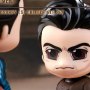 Batman Knightmare Unmasked And Superman Flying Cosbaby