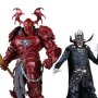 Dark Nights-Metal: Batman Who Laughs Knight Armor & Merciless McFarlane Collector #04 2-PACK