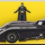 Batman 1989: Batmobile With Batman (Michael Keaton) Bendable