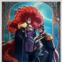 Black Bolt & Medusa Art Print (Tom Jilesen)