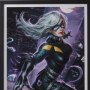 Black Cat Art Print (Alex Pascenko)