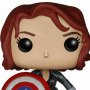 Avengers 2-Age Of Ultron: Black Widow With Cap's Shield Pop! Vinyl (Gamestop)