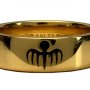 Blofeld's Number 1 Ring Gold Plated
