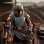 Boba Fett On Throne Premier Collection