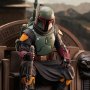 Boba Fett On Throne Premier Collection