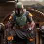 Star Wars-Mandalorian: Boba Fett On Throne Premier Collection