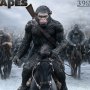 War Of Planet Of Apes: Caesar On Horse With Gun