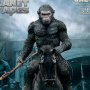 War Of Planet Of Apes: Caesar On Horse With Spear