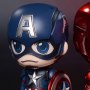 Captain America-Civil War: Captain America And Iron Man MARK 45 Cosbaby 2-SET
