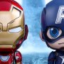 Captain America-Civil War: Captain America And Iron Man MARK 46 Cosbaby L