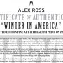 Captain America Winter In America Art Print (Alex Ross)