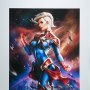 Marvel: Captain Marvel Art Print (Ian MacDonald)