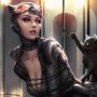 Catwoman All Tied Up Art Print (Kendrick Lim)