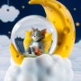 Cheese Moon Snow Globe