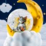Cheese Moon Snow Globe