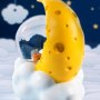 Cheese Moon Snow Globe