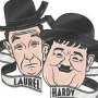 Laurel & Hardy: Comedy And Tragedy Metal Pin