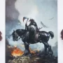 Death Dealer I Rainbow Lava Holofoil Art Print (Frank Frazetta)