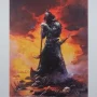 Death Dealer III Revised Rainbow Lava Holofoil Art Print (Frank Frazetta)