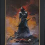 Death Dealer III Revised Rainbow Lava Holofoil Art Print (Frank Frazetta)