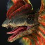 Dilophosaurus Green With Neck-Frill