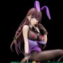 Elfine Phillet Wearing Flower's Purple Bunny Costume With Nip Slip Gimmick System