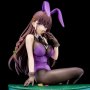 Elfine Phillet Wearing Flower's Purple Bunny Costume With Nip Slip Gimmick System