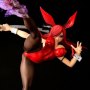 Erza Scarlet High Kick Crimson Bunny