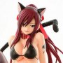 Fairy Tail: Erza Scarlet Black Cat Gravure Style