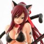 Erza Scarlet Black Cat Gravure Style