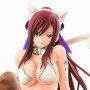 Erza Scarlet White Cat Gravure Style