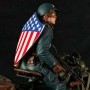 Captain America on Motorcycle (studio)