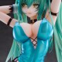 Green Twin Tail Bunny-chan Fishnet Tights (Sakiyamama)