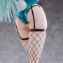 Green Twin Tail Bunny-chan Fishnet Tights (Sakiyamama)