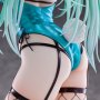 Green Twin Tail Bunny-chan Fishnet Tights (Sakiyamama)