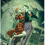 Harley Quinn & Joker Lawless Love Art Print (Julian Totino Tedesco)