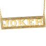 Suicide Squad: Harley Quinn's Joker Necklace (Gold-Plated)