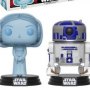 Star Wars: Leia Holographic & R2D2 Pop! Vinyl 2-SET (SDCC 2017)